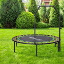 Everfit 48inch Round Fitness Trampoline Rebounder Adjustable Handrail Green-7