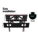 Artiss TV Wall Mount Bracket for 32"-70" LED LCD Full Motion Dual Strong Arms-3