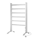 Devanti Electric Heated Towel Rail Rack 6 Bars with Timer Clothes Dry Warmer-7
