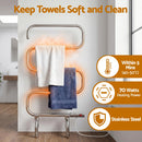 Devanti Electric Heated Towel Rail Rack 5 Bars Freestanding Clothes Dry Warmer-2