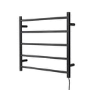 Devanti Electric Heated Towel Rail Rack 5 Bars Wall Mounted Clothes Dry Warmer-1