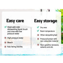 Instahut 3m Outdoor Umbrella Beach Pole Garden Patio Tilt Charcoal-7