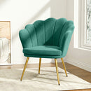 Artiss Armchair Velvet Green Callista-1