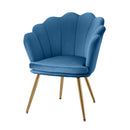 Artiss Armchair Velvet Blue Callista-2