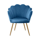 Artiss Armchair Velvet Blue Callista-4