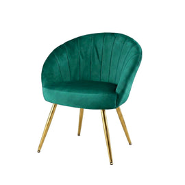 Artiss Armchair Velvet Green Eloise - 0