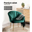 Artiss Armchair Velvet Green Eloise-4