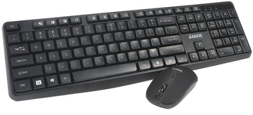 Laser Multimedia Wireless Keyboard and Mouse Combo