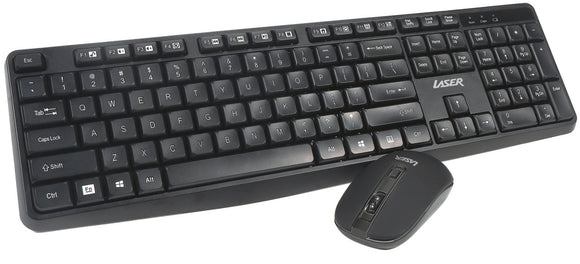 Laser Multimedia Wireless Keyboard and Mouse Combo