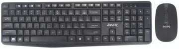 Laser Multimedia Wireless Keyboard and Mouse Combo - 0
