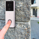 Laser Smart Full HD Video Doorbell White with Chime-2