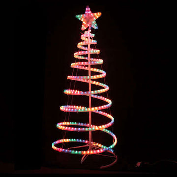 Samland Led 145cm Rope Light Christmas Tree & Star Motif Xmas New