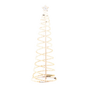 Samland Led 185cm Spiral Rope Light Christmas Tree Star Motif Warm White-3
