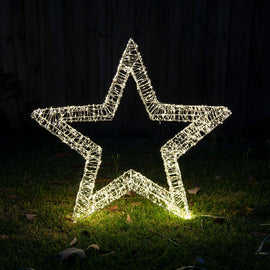 Samland 3d Frame Led Star Warm White For Christmas Decoration - 3DStar_M