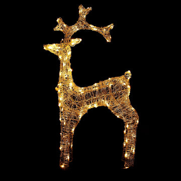 Samland Large Led Stag Reindeer for Christmas Decoration 110cm Height