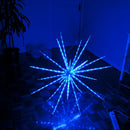 Samland 160 Led Blast Ice Star Ball Christmas Light Decoration Blue 122cm Diameter-1