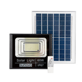 Samland Solar Flood Light Outdoor with Remote Control 60W Cold White