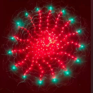 Samland Led Round Circle Wave Effect Fairy Light for Christmas Decoration-256CL - 0