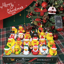 2025 Advent Calendar Christmas Ducks - 24pcs Rubber Duck Advent Calendar 24 Days of Christmas Countdown Toys for Christmas Gifts Party Favors Kids Toddlers Random Duck Gift Box-3