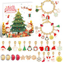 Christmas gift DIY Cartoon Snowman Bracelet Set with Crystal Beads-1