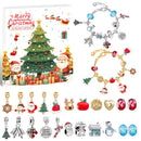 Christmas gift DIY Cartoon Snowman Bracelet Set with Crystal Beads-1