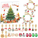 Christmas gift DIY Cartoon Snowman Bracelet Set with Crystal Beads-1