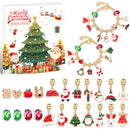 Christmas gift DIY Cartoon Snowman Bracelet Set with Crystal Beads-1