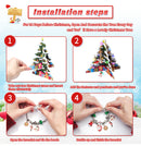 Christmas gift DIY Cartoon Snowman Bracelet Set with Crystal Beads-4