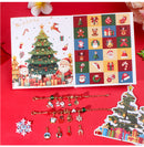 Christmas gift DIY Cartoon Snowman Bracelet Set with Crystal Beads-5