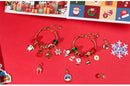Christmas gift DIY Cartoon Snowman Bracelet Set with Crystal Beads-7