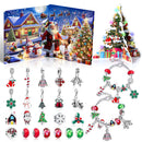 Christmas gift DIY Cartoon Snowman Bracelet Set with Crystal Beads-1