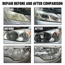 Rayhong Automotive Ceramic Headlight Repair Kit, Repair Scratches Yellow Polishing Headlight Shade Turned New Light-6