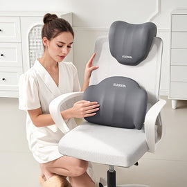 Ergonomic Multi-functional Nap Pillow - Desk Rest Pillow with Neck/Side Support, Memory Foam Cushion for Office, Home & Travel(PINK) - 0