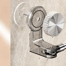 Stainless steel non-drilling towel rack, retractable bathroom suction cup storage rack, strong adhesive strong load-bearing, multi-function shower rack suitable for shower room, balcony storage, home storage god-6