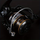 BILLINGS EK 3000 series, 5.2:1 gear ratio, maximum drag force 26LB, aluminum alloy metal line cup, spool reel, suitable for freshwater and seawater-3
