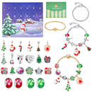 24-Day Christmas Advent Calendar DIY Bracelet Set, Festive Charm & Bead Kit for Aussie Xmas Gifting & Crafting-1