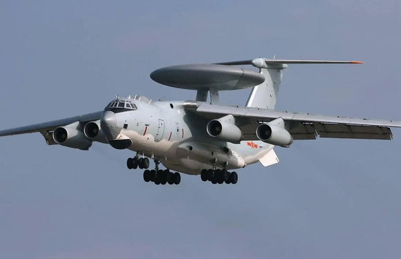 Christmas gift KJ2000 Airborne Early Warning Aircraft Building Blocks Set, 199 Pieces Military Model Kit for Kids Aged 6+ & Enthusiasts（KJ2000 early warning aircraft）