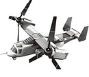 Christmas gift US Osprey Tiltrotor Aircraft Building Blocks Set, 460 Pieces Military Transport Model Kit for Kids Aged 6+ & Enthusiasts（Osprey tiltrotor aircraft）-1