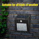 2Pack Solar Sensor Lights Outdoor with 30 LEDs – Wireless Waterproof Solar Motion Sensor Wall Lights for Fence, Patio, Deck, Yard & Garden, Motion Activated Auto On/Off(White)-3