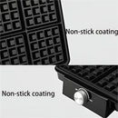 Waffle Makers & Irons, 1500W Waffle Machine with Double~sided Heating, Coating, Temperature Control, Led Light, Easy Clean(black)-6