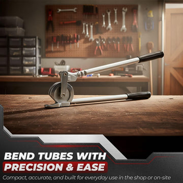1/2 Inch OD Tubing Bender, 180° Copper Pipe Bending Tool
Hvac Copper Pipe Bender for 1/2 Inch Od Soft Copper, Aluminum and Thin-Wall Steel Tubing with Marked Angles Up to 180°(silver) - 0