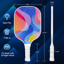 Pickleball Paddle Set with 4 Balls – Fiberglass Surface, Lightweight Grip | Indoor & Outdoor Play-3