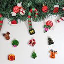 30pcs Mini Christmas Ornaments for Mini Tree Decorations Small Christmas Ornaments Resin Miniatures for Craft Christmas Decor-6