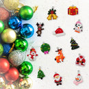 60pcs Mini Christmas Ornaments for Mini Tree Decorations Small Christmas Ornaments Resin Miniatures for Craft Christmas Decor-4