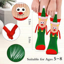 4 Pairs Christmas Socks, Crazy Holiday Hand Holding Socks Funny Christmas Stocking Stuffers-5