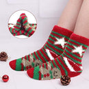 Christmas Socks - 6 Pairs Cozy Warm Fluffy Plush Bed Socks for Women, Girls - Cute Coral Fleece Xmas Indoor-3