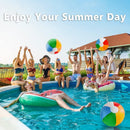 12'' Beach Ball for Kids: 14 Pack Beach Balls Bulk Inflatable Pool - Beach Balls Bulk Hawaiian Tropical Theme Christmas Party Decorations Favors Supplies-5