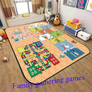 Waterproof Picnic Blanket with Flying Chess Game: 80''x80'' Extra Large, Foldable for Australian Camping, Beach & Family Gatherings-6