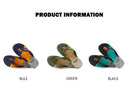 Men's Flip Flops with EVA-PVC Dual Sole, 3 Colors (Black/Blue/Green) for Comfort & Style for Summer Beach & Daily Wear(green)-2
