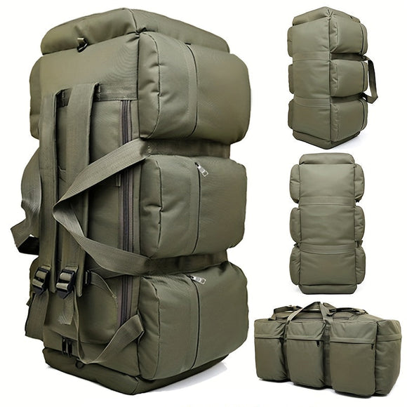 Military Duffel Backpack 80L Outdoor Travel Bag